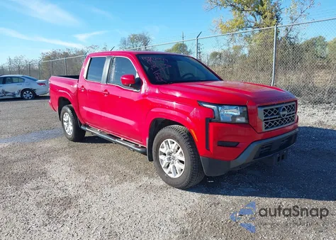 2022 Nissan Frontier Sv 4X4 из США, поврежденный, VIN 1N6ED1EKXNN607024